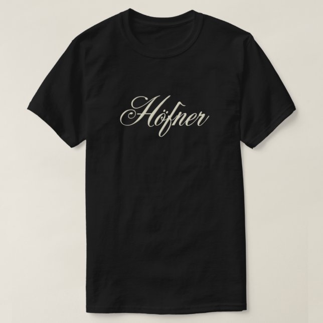 T-shirt Vintage Hofner Essentiel (Design devant)