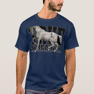 T-shirt Vintage Horse Strength Muscles