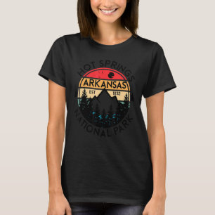 T-shirt Vintage Hot Springs Parc national Arkansas Est 183