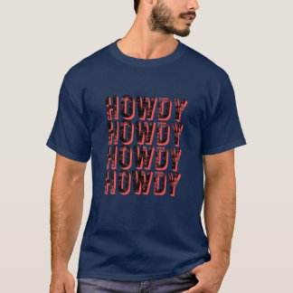 T-shirt Vintage Howdy Rodeo Amusant Western Country Southe