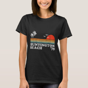 T-shirt Vintage Huntington Beach California Retro Surfing