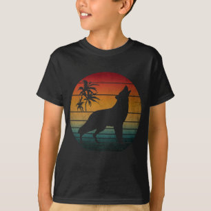 T-Shirt vintage hurlement de loup