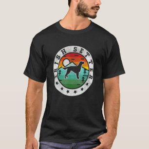 T-shirt Vintage Irlandais Setter Retro Chien Papa