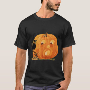 T-shirt Vintage Jack-o'-lantern & Owl