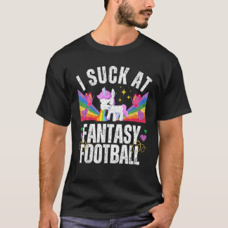 T-shirt Vintage J'Ai Chuté Au Football Imaginaire Rainbow