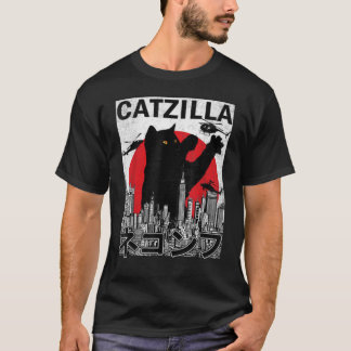 T-shirt Vintage japonais Catzilla