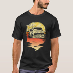 T-shirt Vintage japonais Drifti Voiture Streetwear Retro D