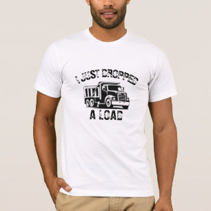T-shirt Vintage Je viens de déposer une chemise de chargem
