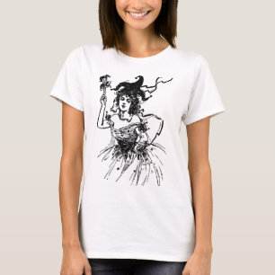 T-shirt Vintage Jester Lady
