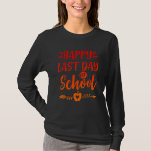 T-shirt Vintage Joyeuse Dernière Journée D'Étudiants Et D'