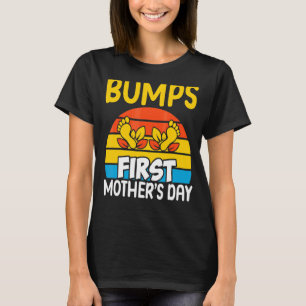 T-shirt Vintage Joyeux Fête des mères Bump Premier Grosses