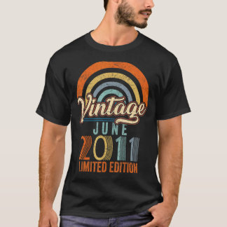 T-shirt Vintage juin 2011 11e anniversaire