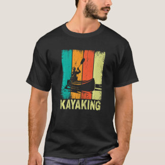 T-shirt Vintage Kayaking For Men Women Kayak  Kayaker