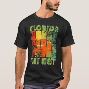 T-shirt Vintage Key West Florida Island Beach Vacances