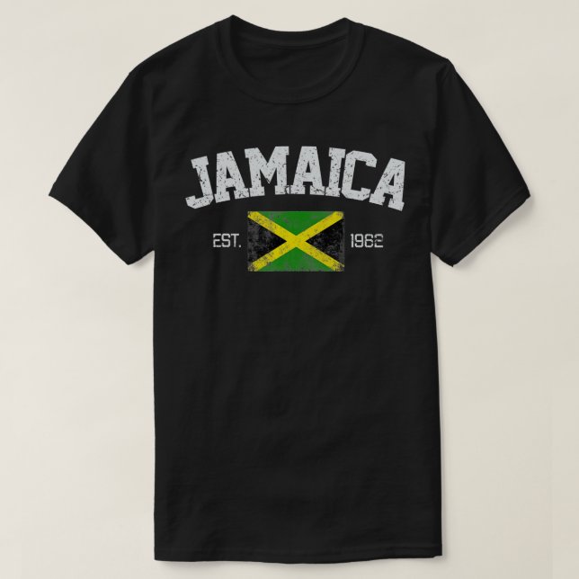 T-shirt Vintage Kingston Jamaïque Est (Design devant)