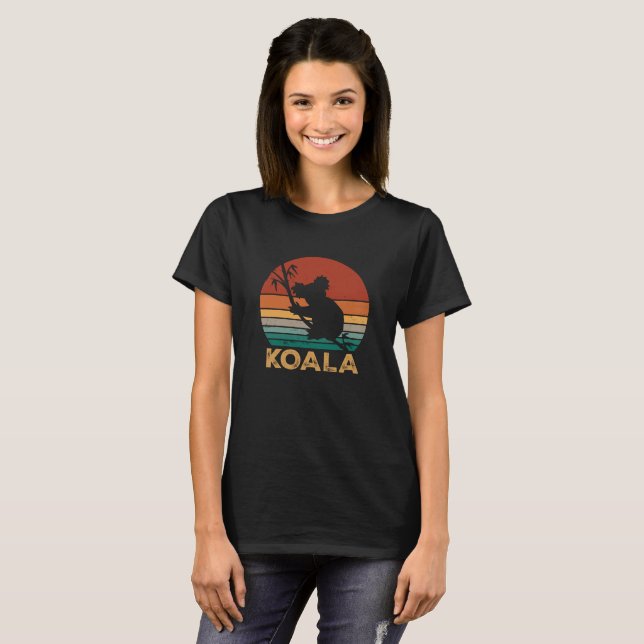 T-shirt Vintage Koala Bear Cute Koala (Devant entier)