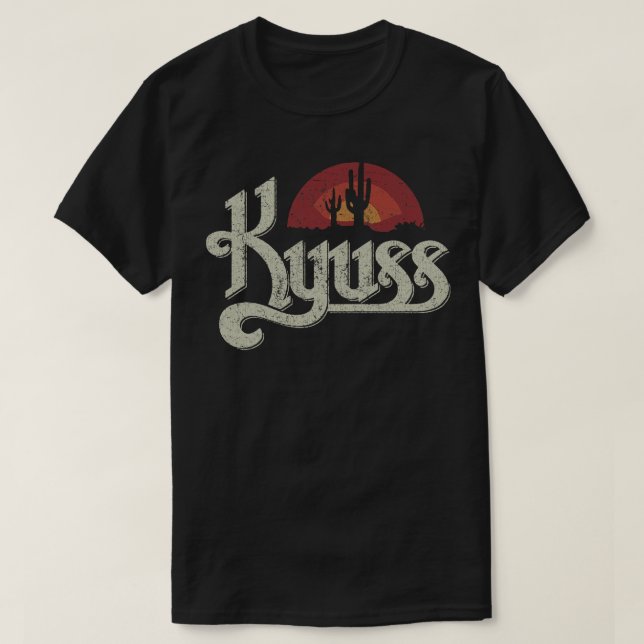T-shirt Vintage Kyuss Sunset 1987 (Design devant)
