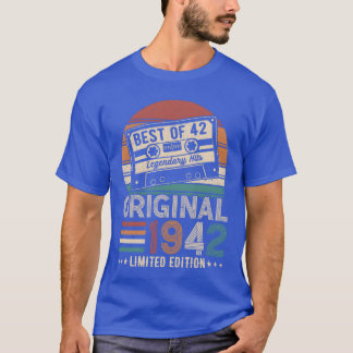 T-shirt Vintage Legend 1942 gift