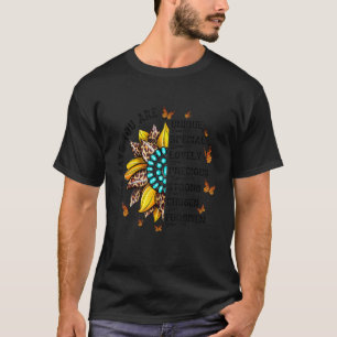 T-shirt Vintage léopard Tournesol chrétien dire Bible V