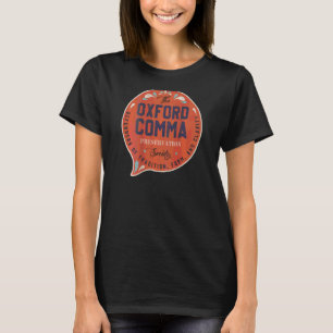 T-shirt Vintage L'Équipe Oxford Comma Preservation Society