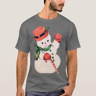 T-shirt Vintage les années 50 Snowman