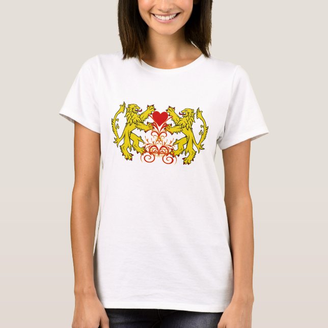 T-shirt Vintage Lion Rampant (Devant)