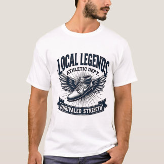 T-shirt Vintage "LOCAL LEGENDS" Athletic Dept. Winged Shoe