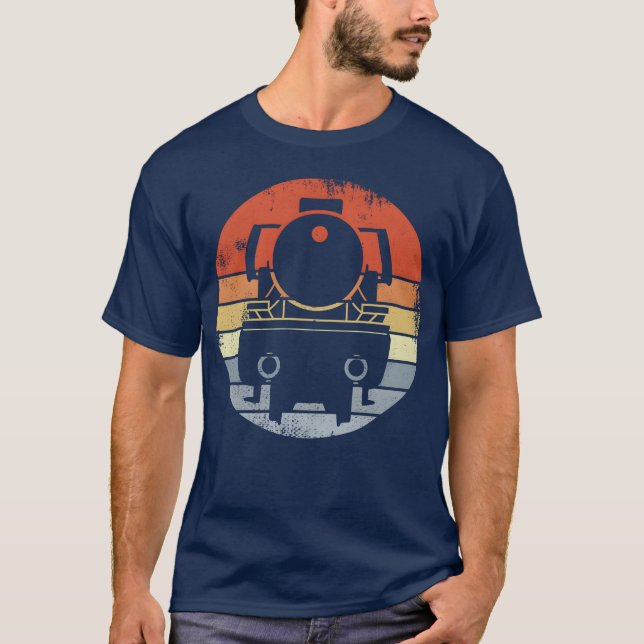 T-shirt Vintage Locomotive gift (Devant)