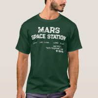 T-Shirt Vintage Logo Station Spatiale Mars