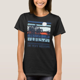 T-shirt Vintage Long Beach Mississippi les années 70 été 8