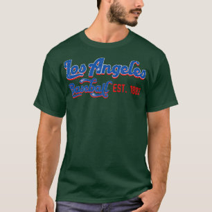 T-shirt Vintage Los Angeles Baseball Est 1883 Baseball Lov