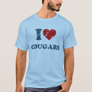 T-shirt Vintage Love Cougars