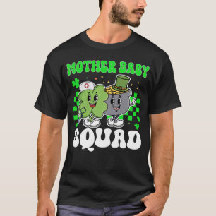 T-shirt Vintage Lucky Mother Baby Squad St Patrick s Day T