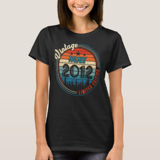 T-shirt Vintage mai 2012 Anniversaire de 10 ans