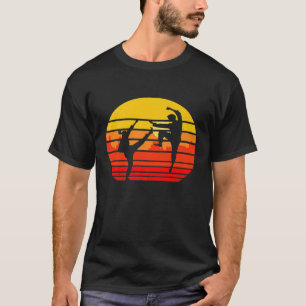 T-shirt Vintage Martial Arts Fighter Couple Warrior Retro