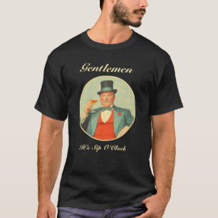 T-shirt Vintage Martini Dandy - Messieurs C'est Sip O'Cloc