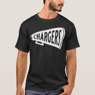 T-shirt Vintage Megaphone Los Angeles Chargeurs White Char