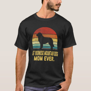 T-shirt Vintage Meilleur Bernese Mountain Dog Maman Jamais