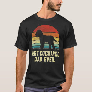 T-shirt Vintage Meilleur Cockapoo Papa Jamais - Amoureux d
