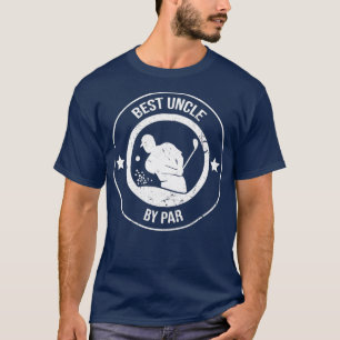 T-shirt Vintage Meilleur Oncle Par Par Par Golfing Oncle C