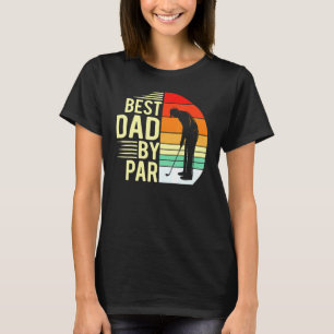 T-shirt Vintage Meilleur Papa Par Disc Golf Hommes Pères D