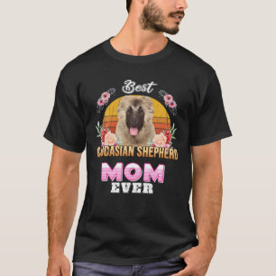 T-shirt Vintage meilleur pasteur caucasien Maman toujours 