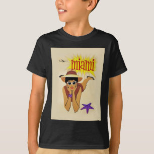 T-shirt Vintage Miami Beach