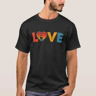 T-shirt Vintage mignonne Amour Louvain Animaux Valentines 