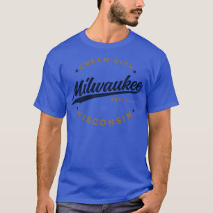 T-shirt Vintage Milwaukee Wisconsin Cream City USA 1