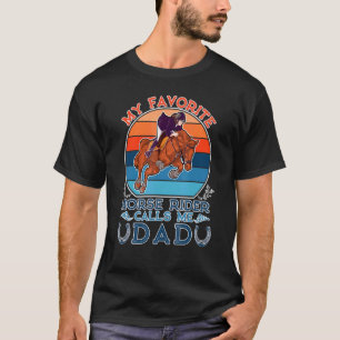 T-shirt Vintage Mon cavalier Préféré M'Appelle Papa Fathe