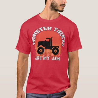 T-shirt Vintage Monster Truck sont My Jam drôle Truck Boys