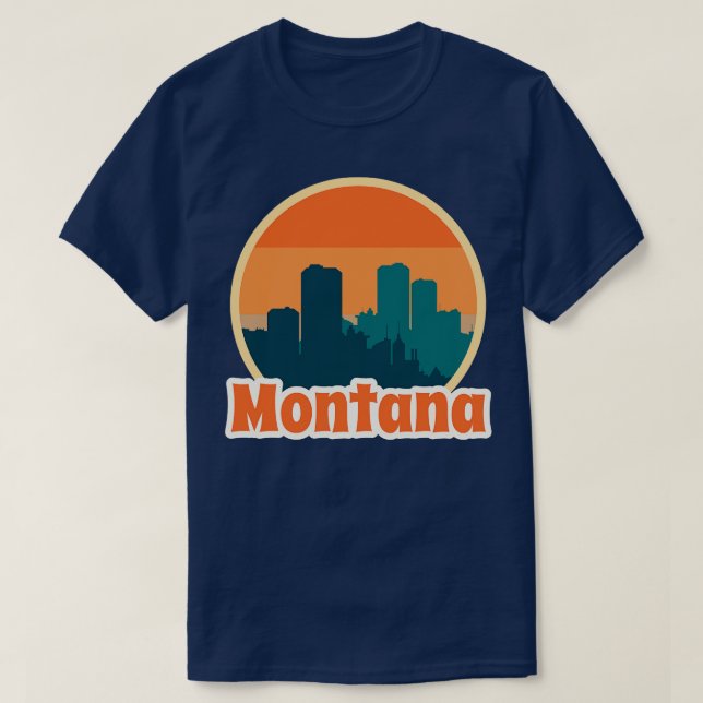 T-shirt Vintage Montana (Design devant)