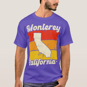 T-shirt Vintage Monterey California Retro Sunset State Ou