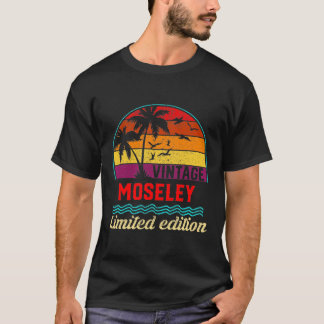 T-shirt Vintage Moseley Limited Edition, Nom, Nom, Se